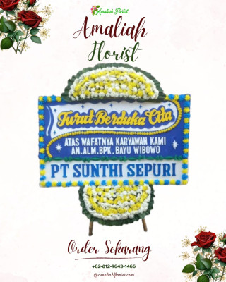 Papan Bunga Duka di Kintap